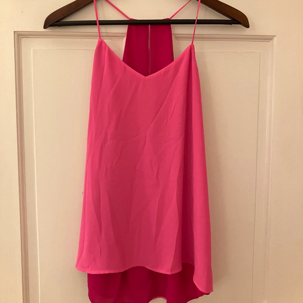 Pink Reversible Racerback Tank - Size XS